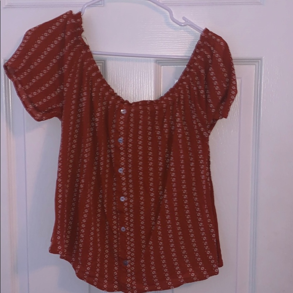 flowy off the shoulder blouse